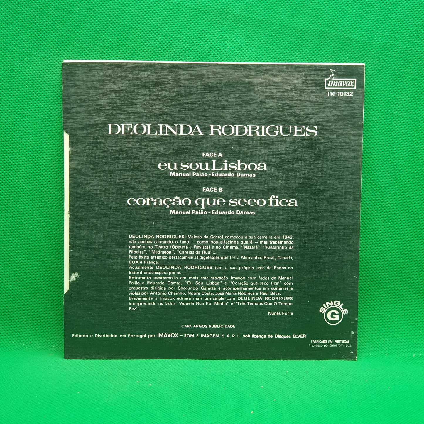 Deolinda Rodrigues ‎– Eu Sou Lisboa