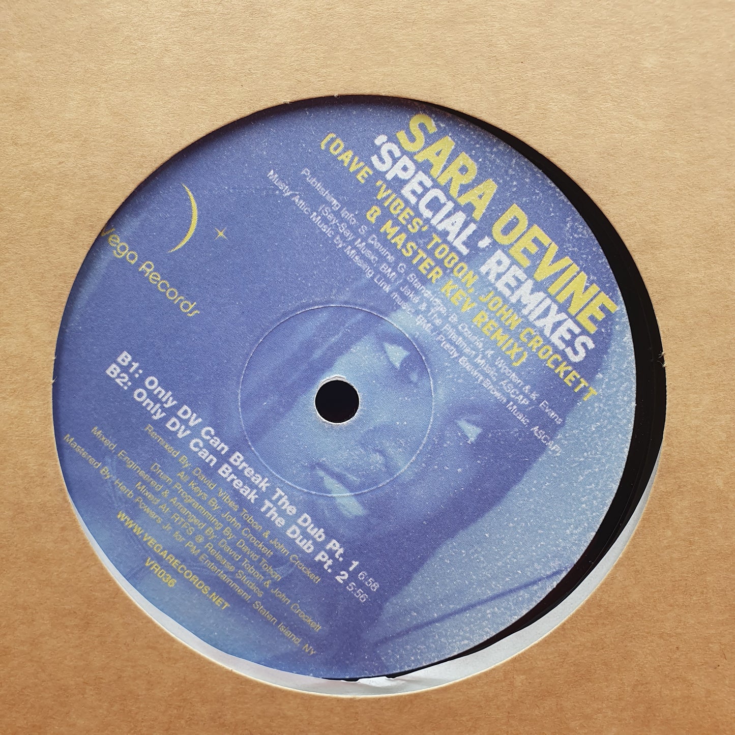 Sara Devine ‎– (Dave 'Vibes' Tobon, John Crockett & Master Kev Remix)