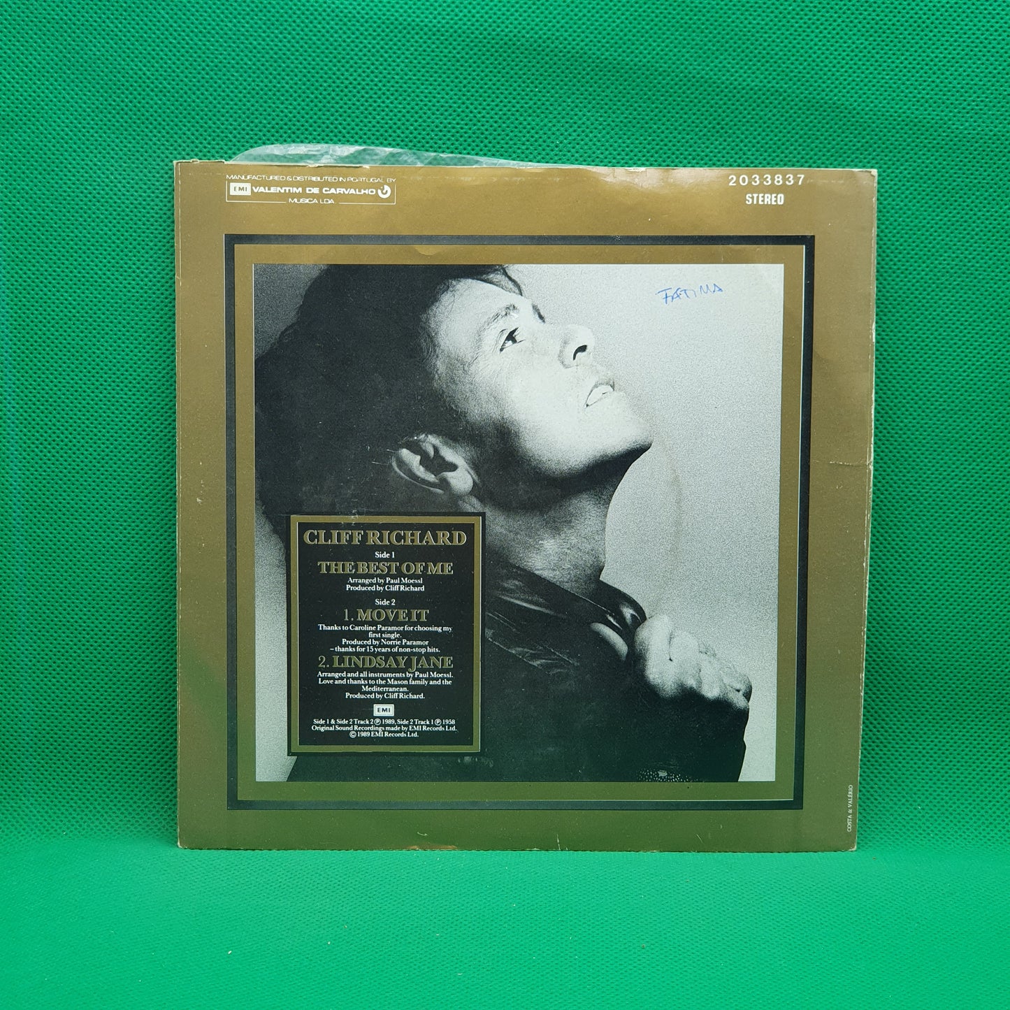 Cliff Richard ‎– The Best Of Me