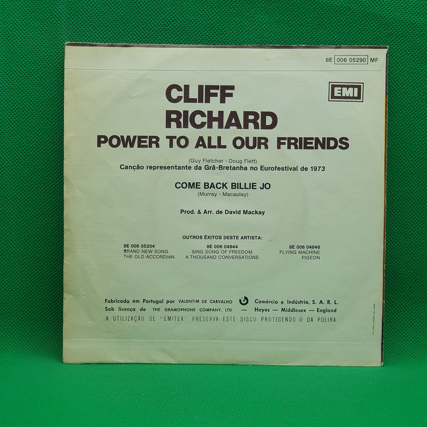Cliff Richard ‎– Power To All Our Friends