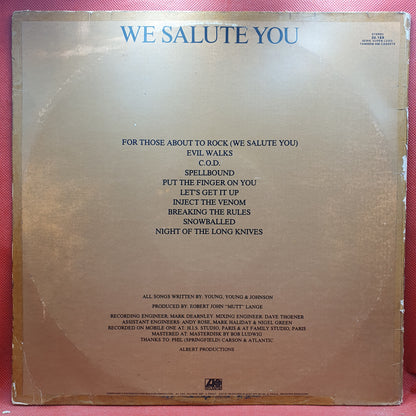 AC/DC ‎– For Those About To Rock We Salute You