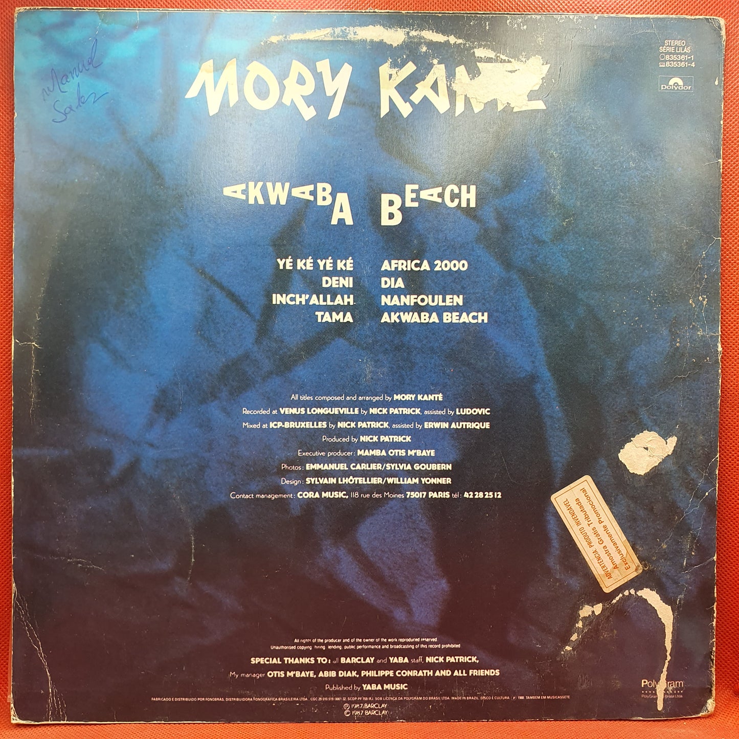 Mory Kanté ‎– Akwaba Beach