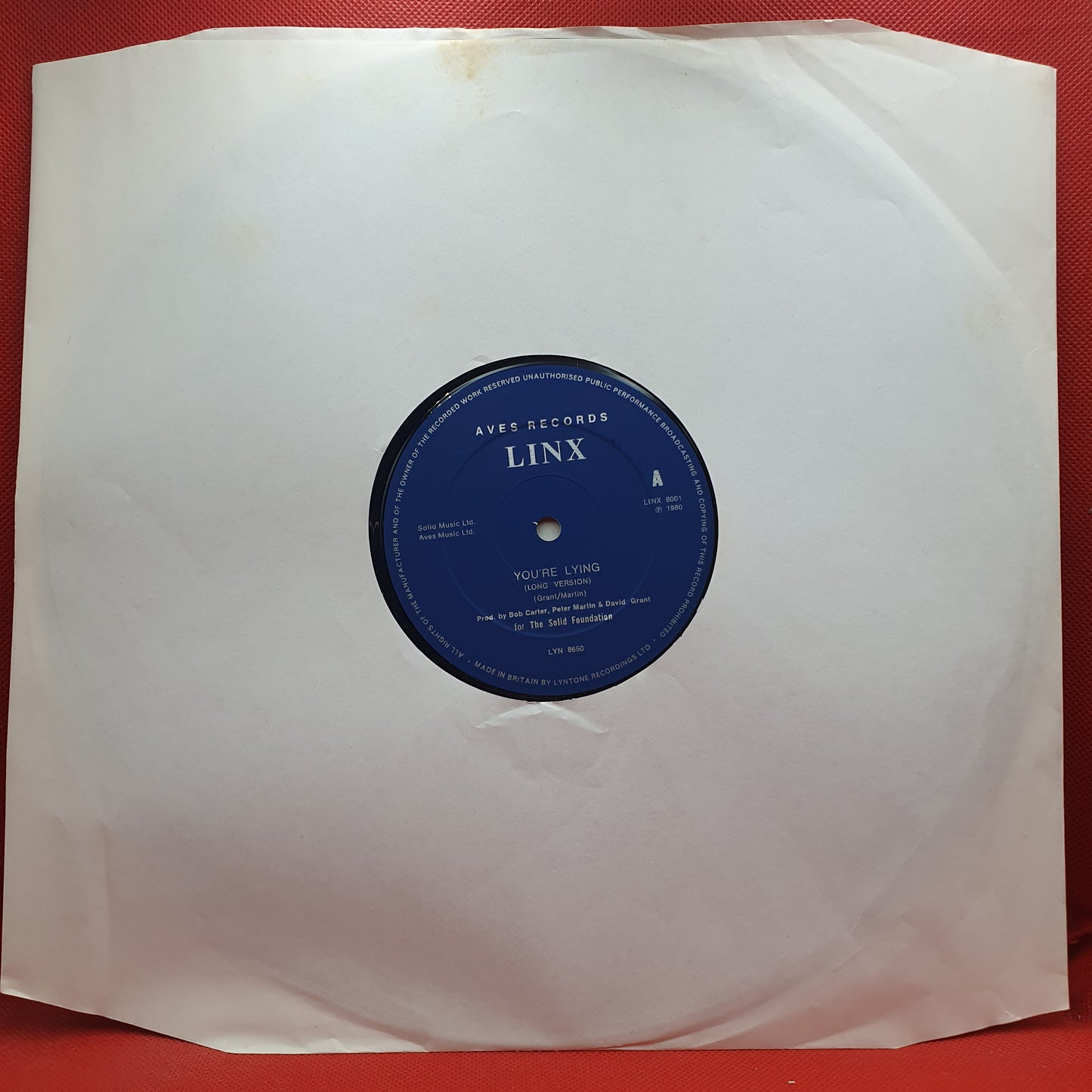 Linx ‎– You're Lying