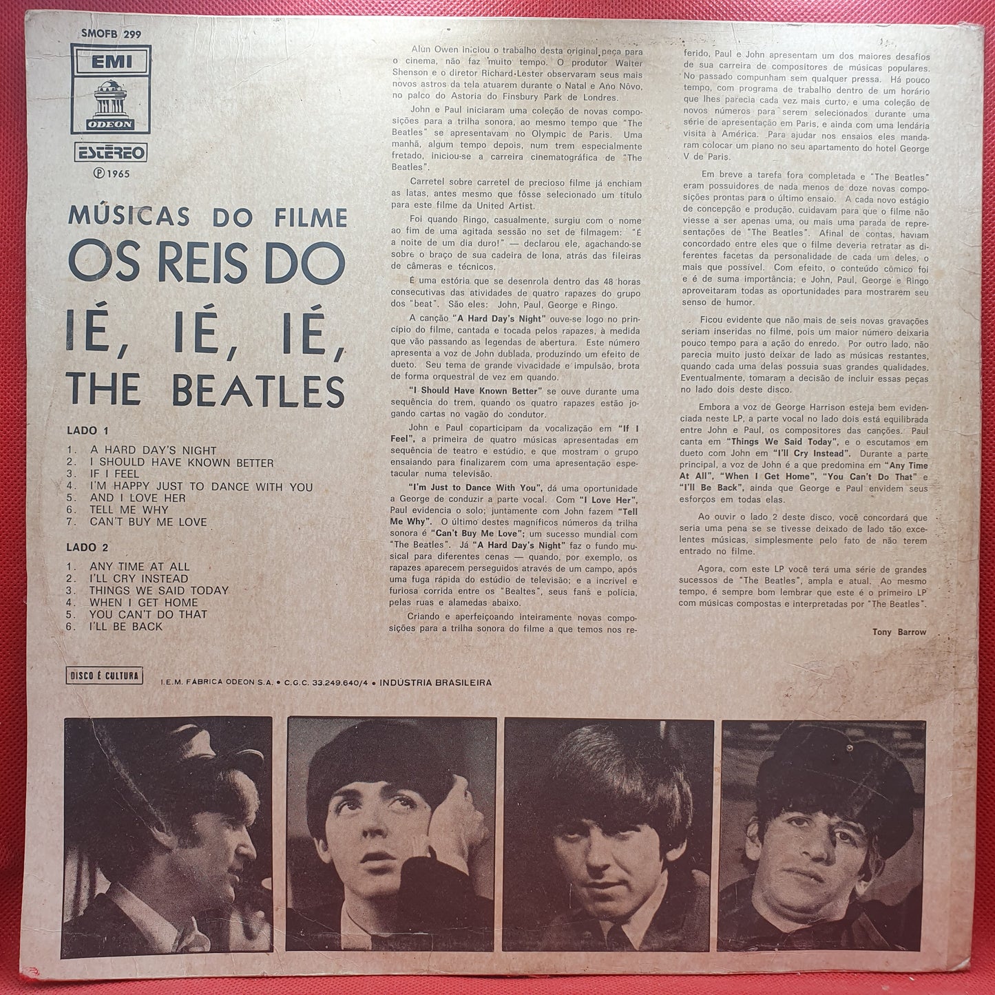 The Beatles ‎– Os Reis Do Ié, Ié, Ié!