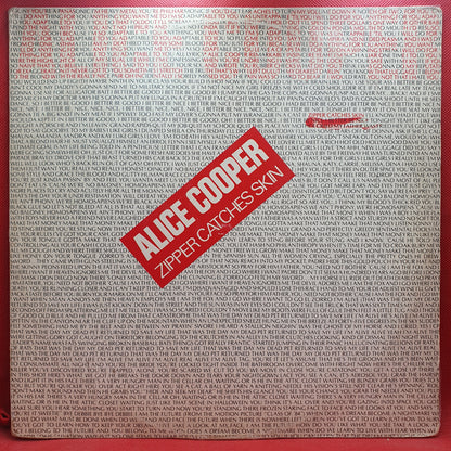 Alice Cooper ‎– Zipper Catches Skin