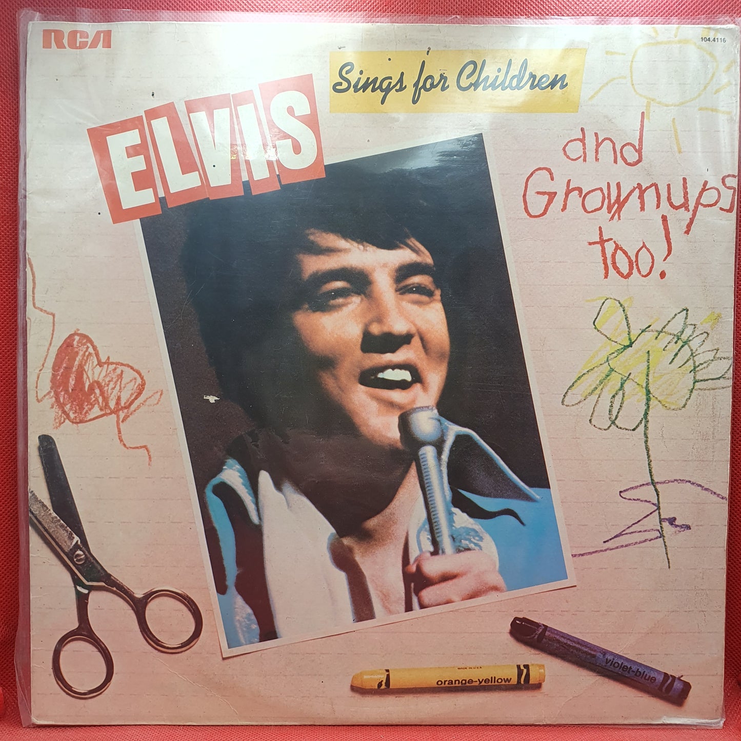 Elvis Presley ‎– Elvis Sings For Children And Grownups Too!