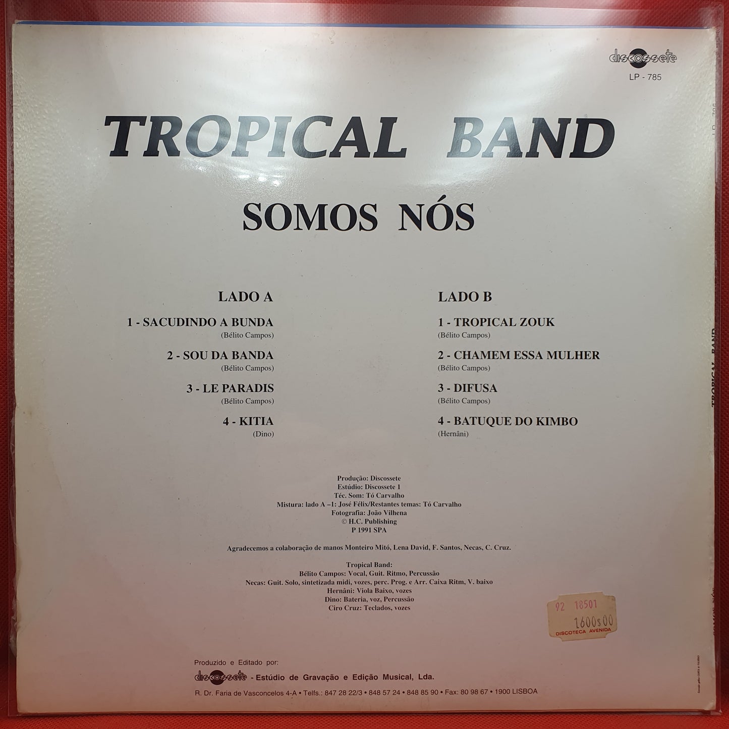 Tropical Band ‎– Somos Nós