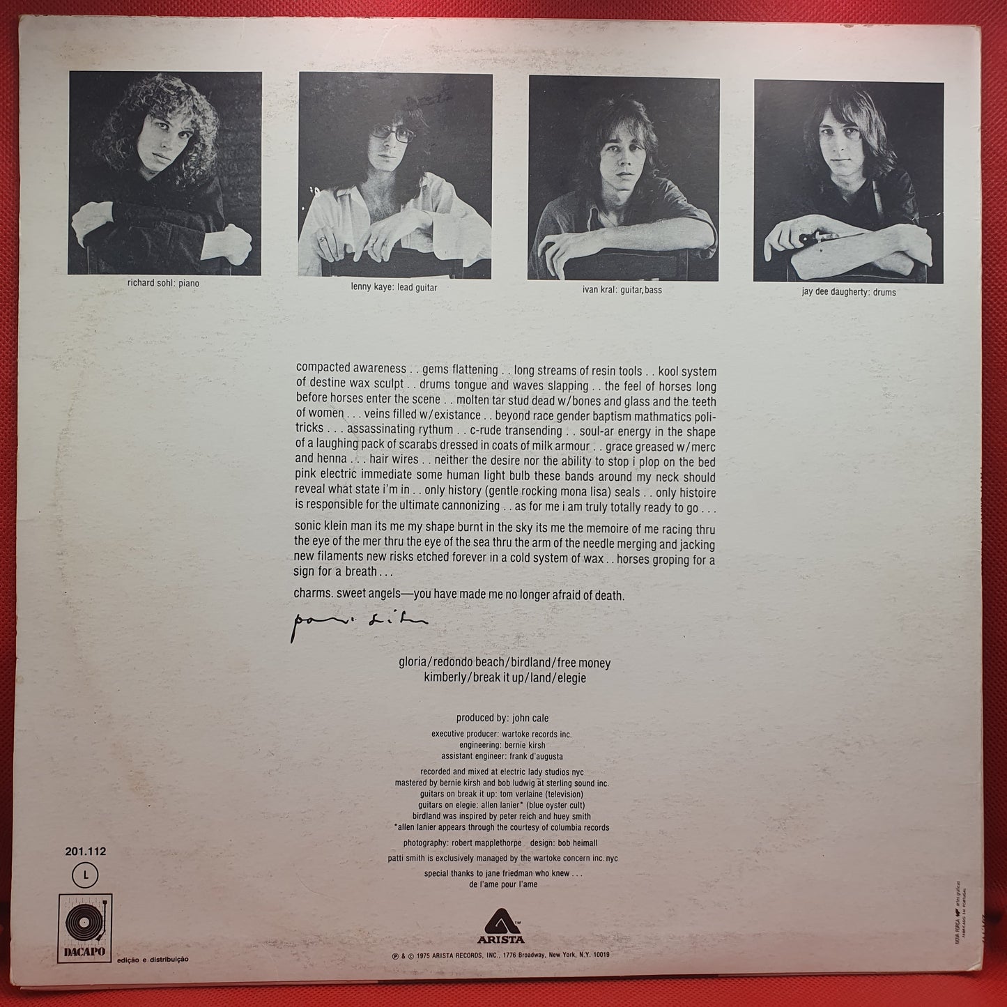 Patti Smith ‎– Horses