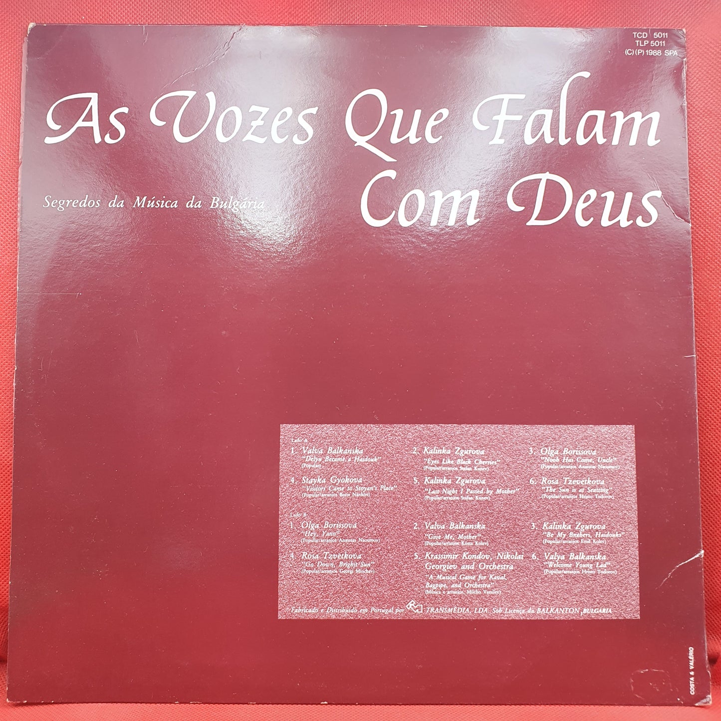 Various ‎– As Vozes Que Falam Com Deus (Segredos Da Música Da Bulgária)