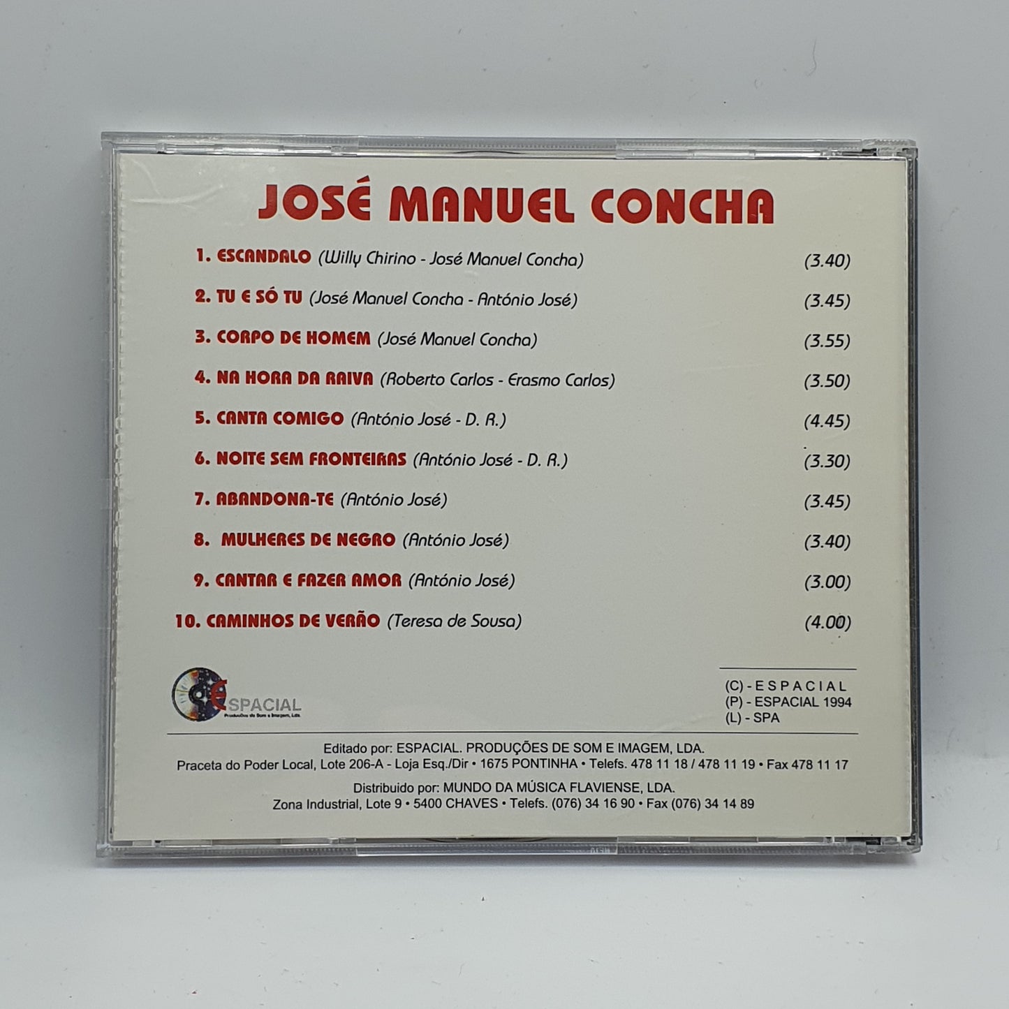 José Manuel Concha ‎– Escândalo