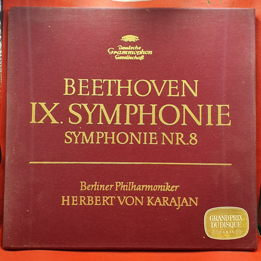 Beethoven - Berliner Philharmoniker / Herbert von Karajan ‎– IX. Symphonie Nr. 8
