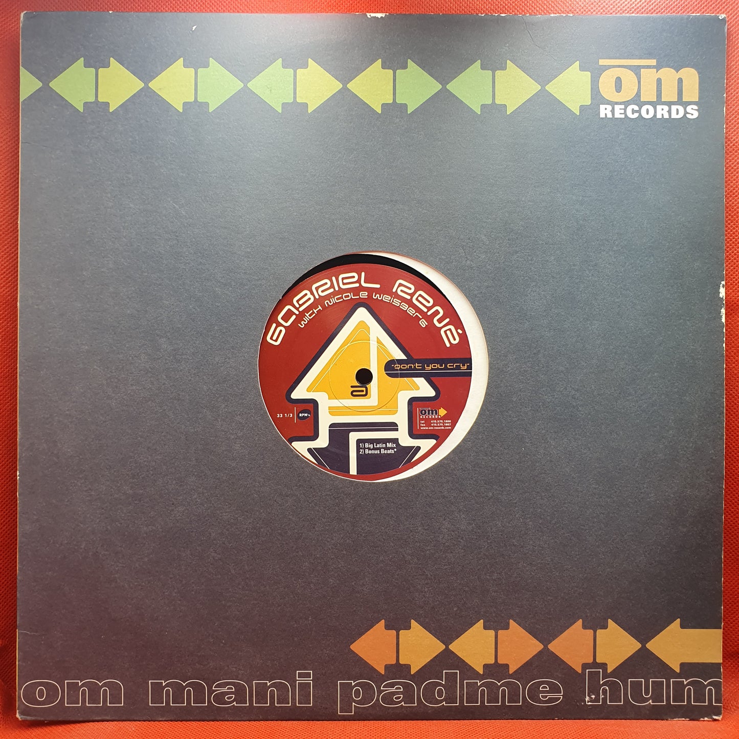 Gabriel René ‎– Don't You Cry