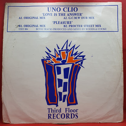 Uno Clio ‎– Love Is The Answer / Pleasure