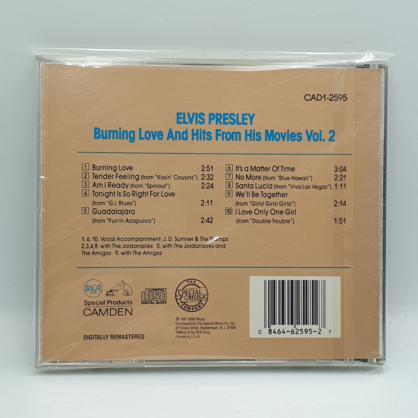 Elvis Presley ‎– Burning Love And Hits From His Movies Vol. 2
