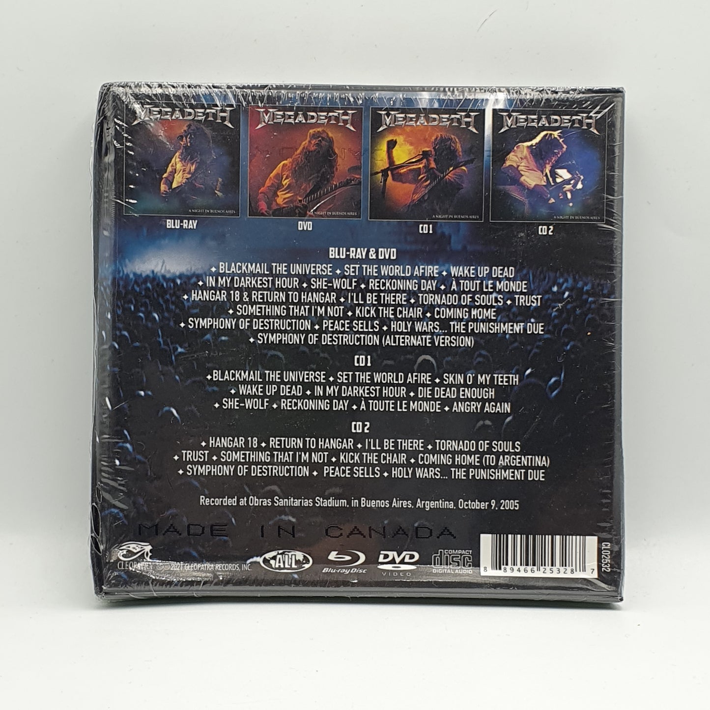 Megadeth ‎– A Night In Buenos Aires