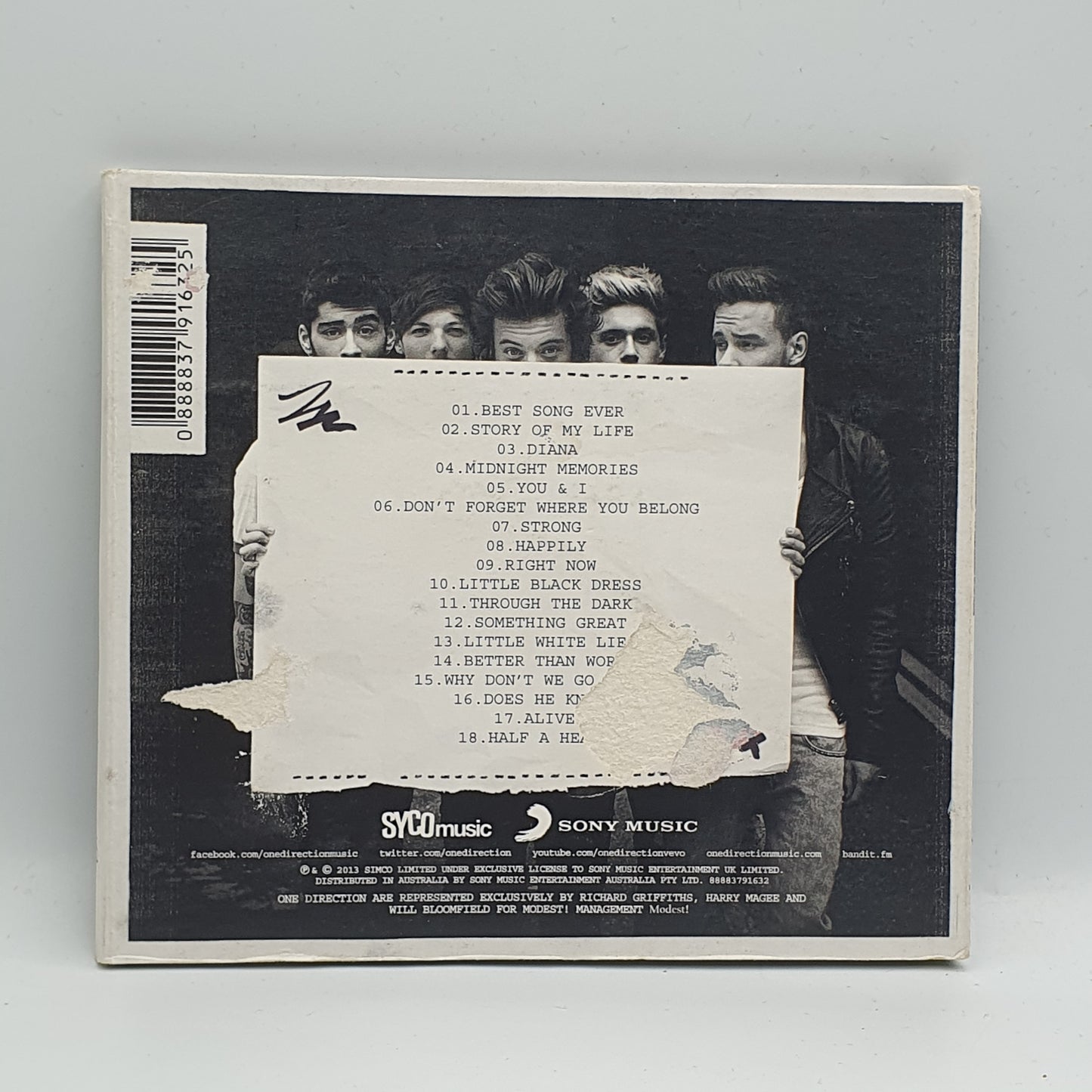 One Direction ‎– Midnight Memories (The Ultimate Edition)