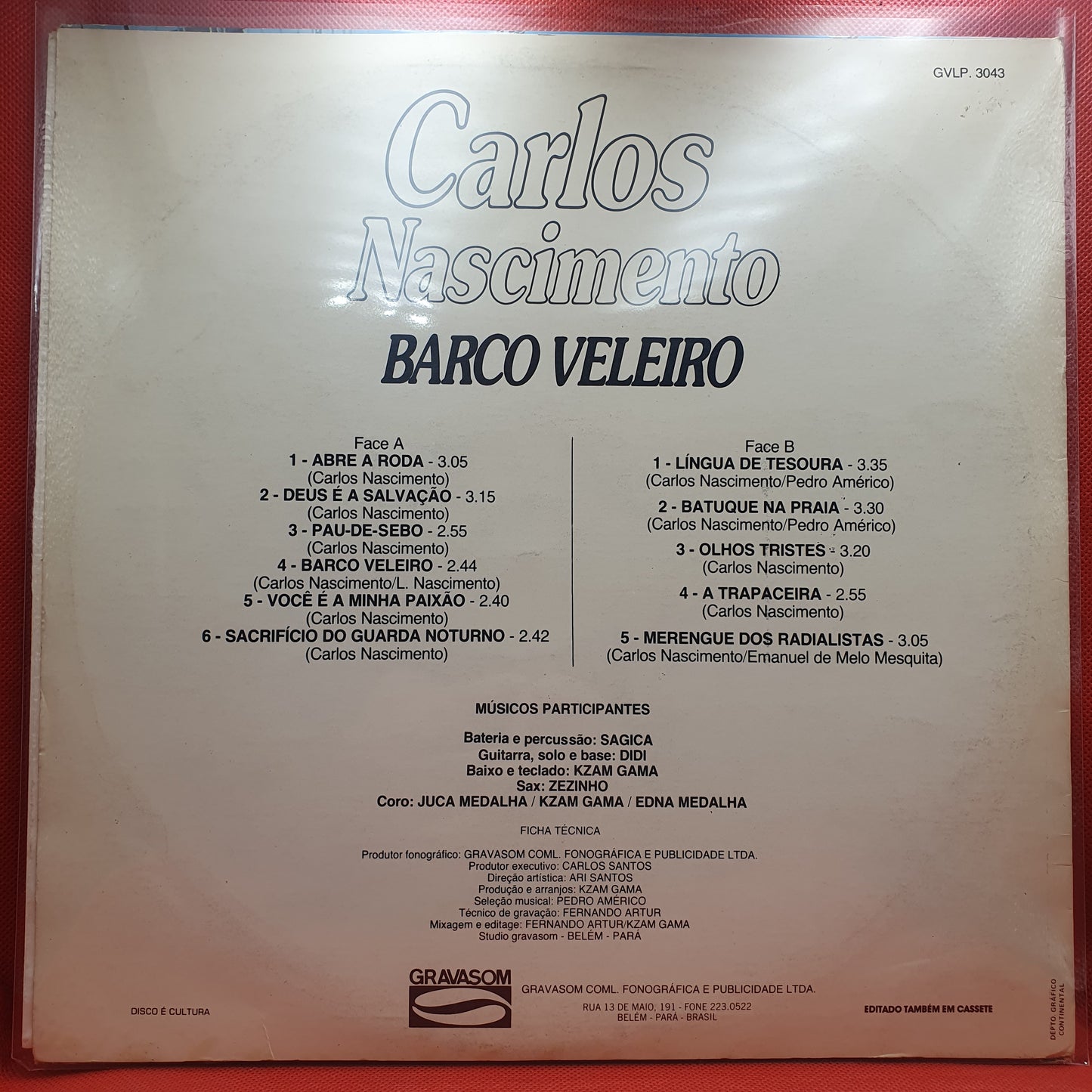 Carlos Nascimento ‎– Barco Veleiro
