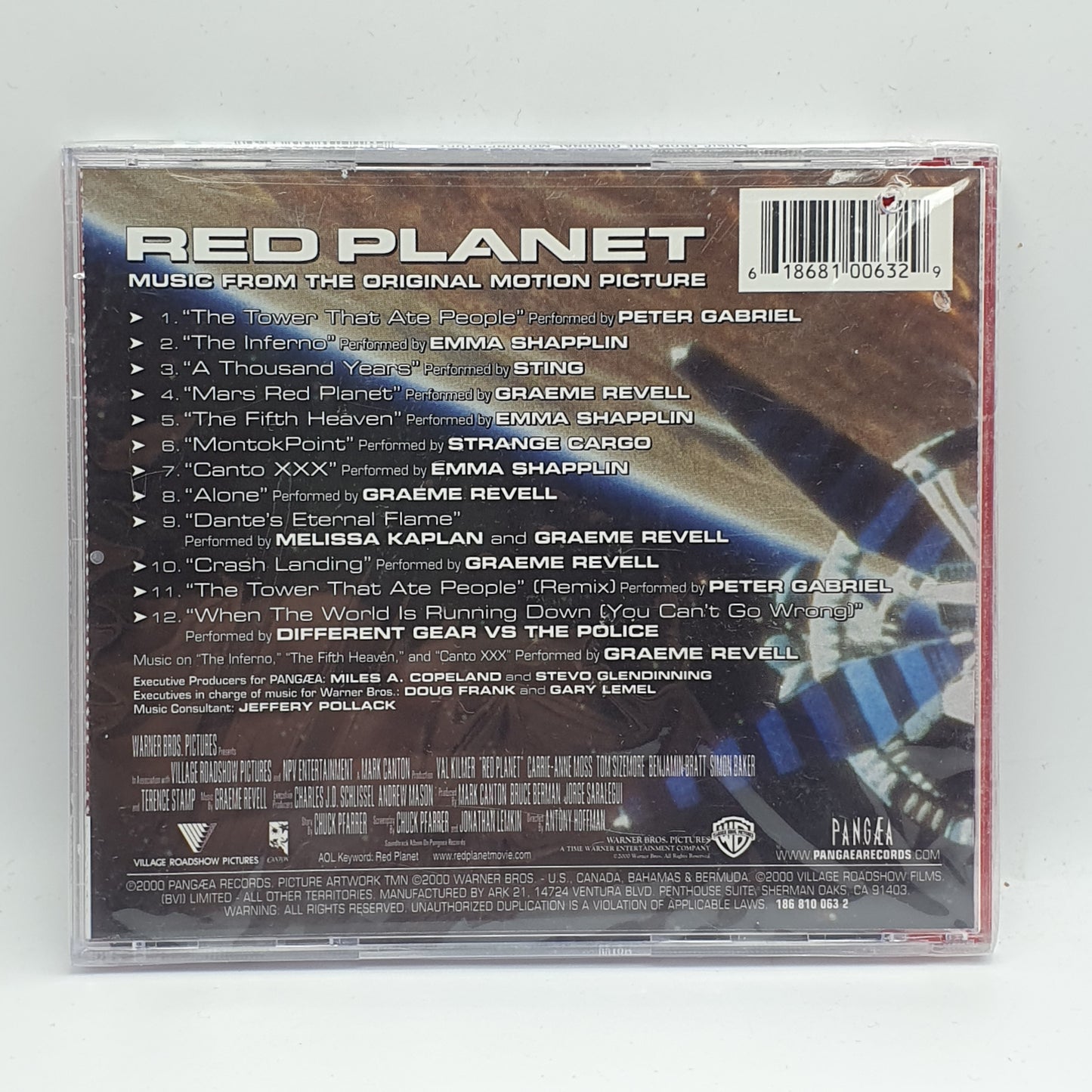 Various ‎– Red Planet - Music From The Original Motion Picture