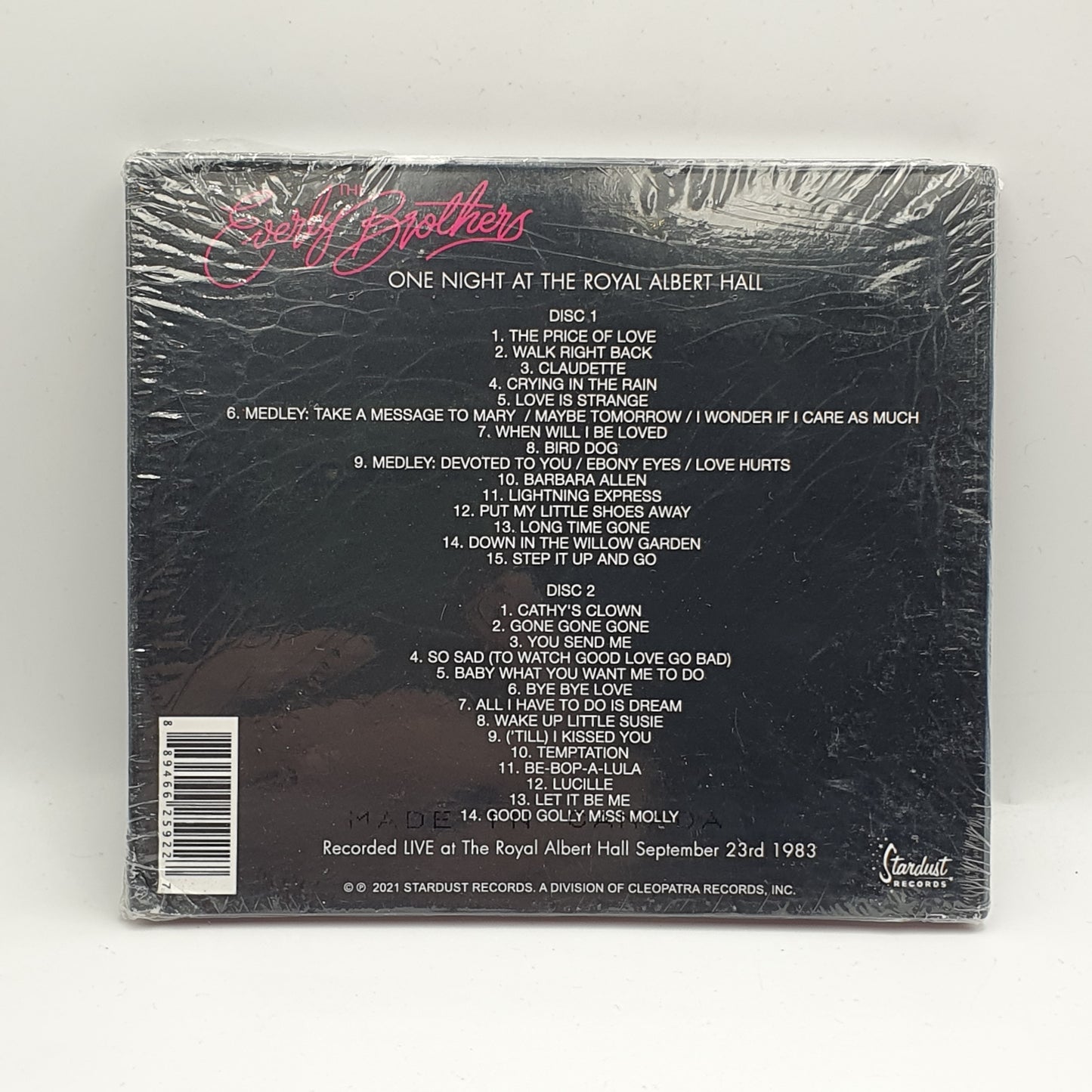 The Everly Brothers ‎– One Night At The Royal Albert Hall