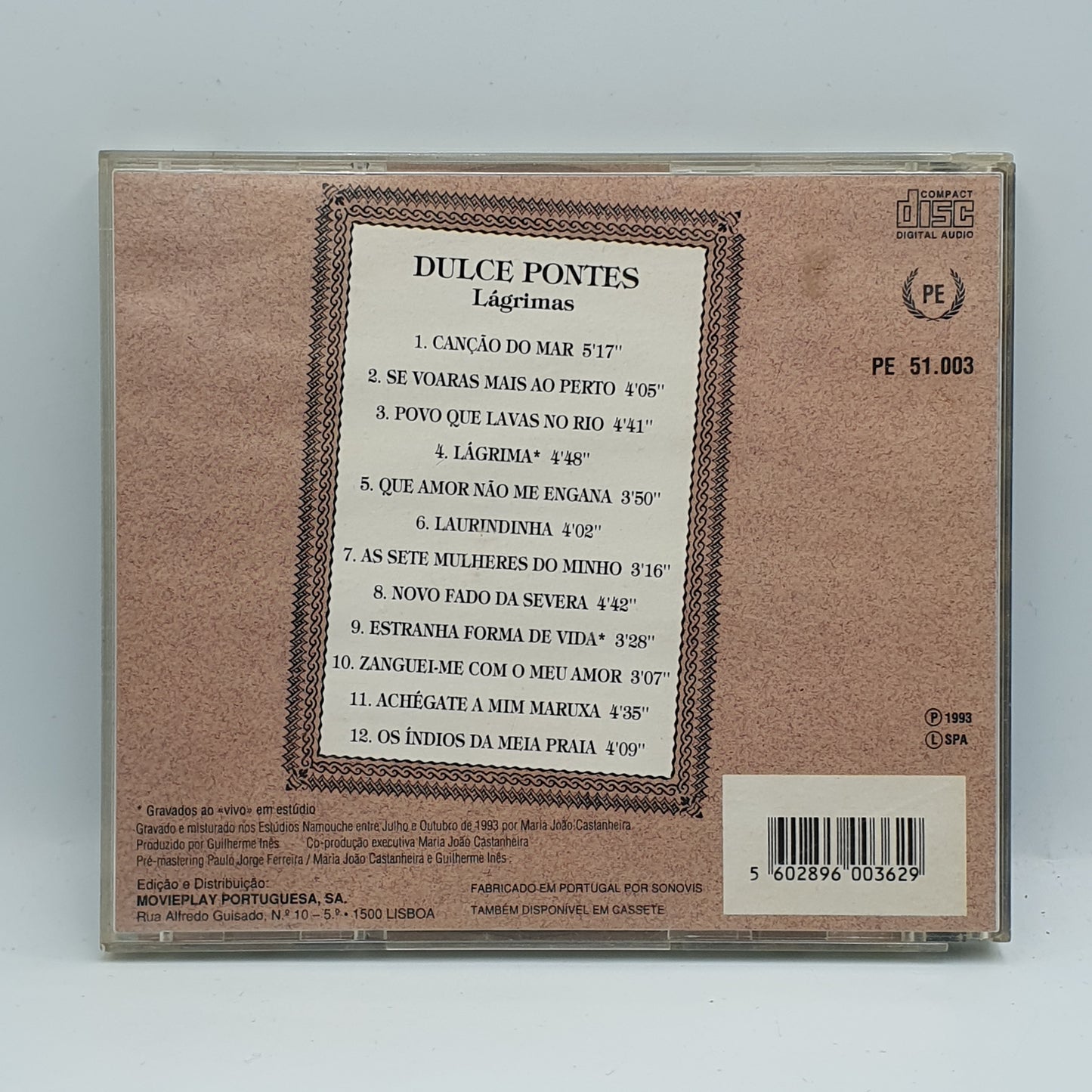 Dulce Pontes ‎– Lágrimas