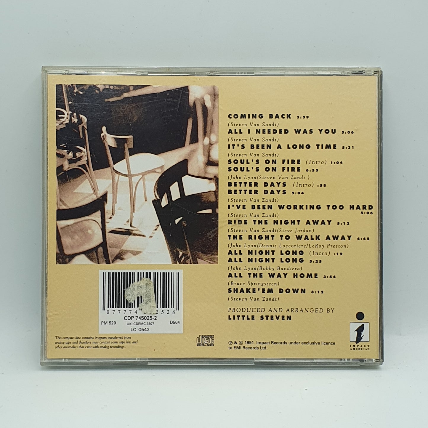 Southside Johnny & The Asbury Jukes ‎– Better Days