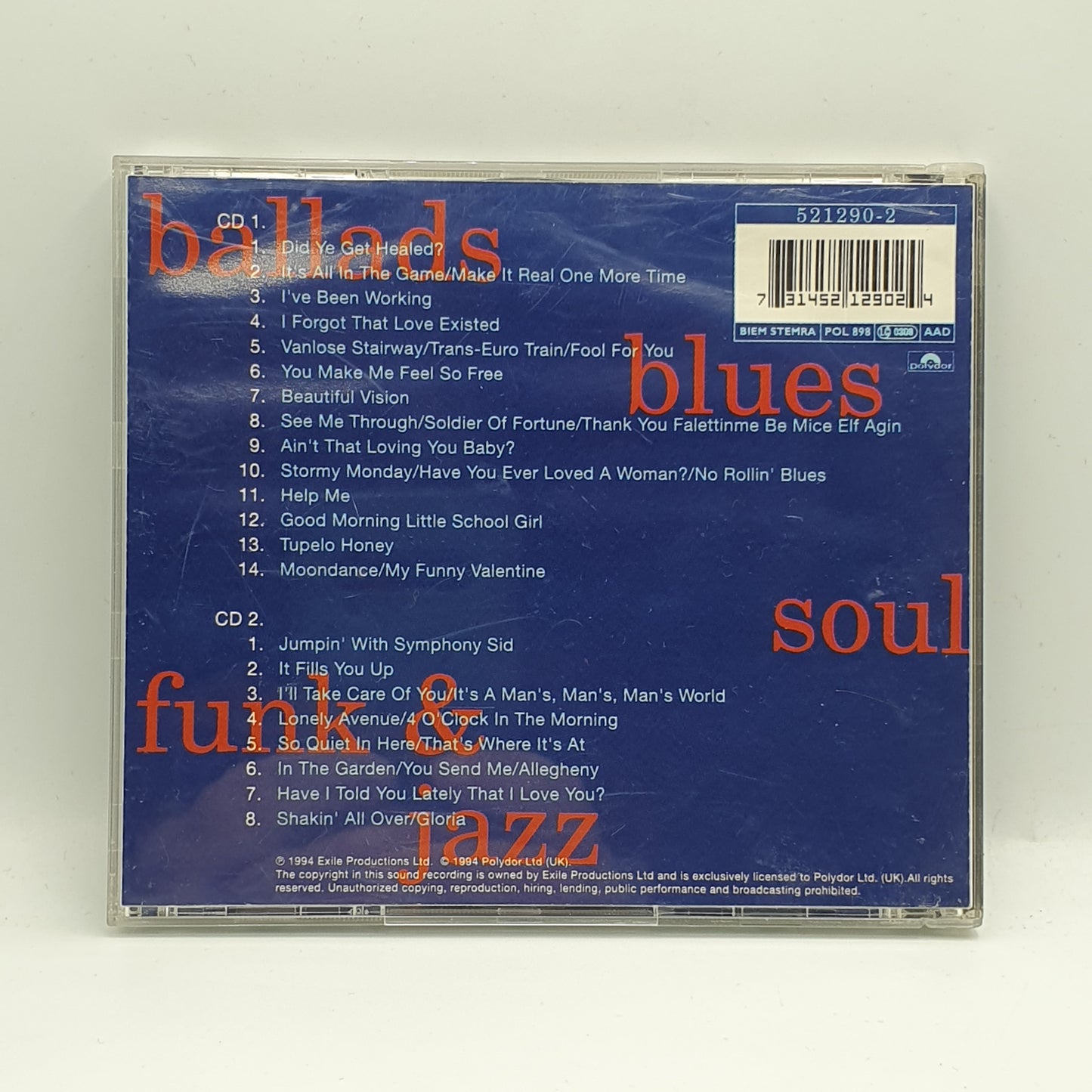 Van Morrison ‎– A Night In San Francisco