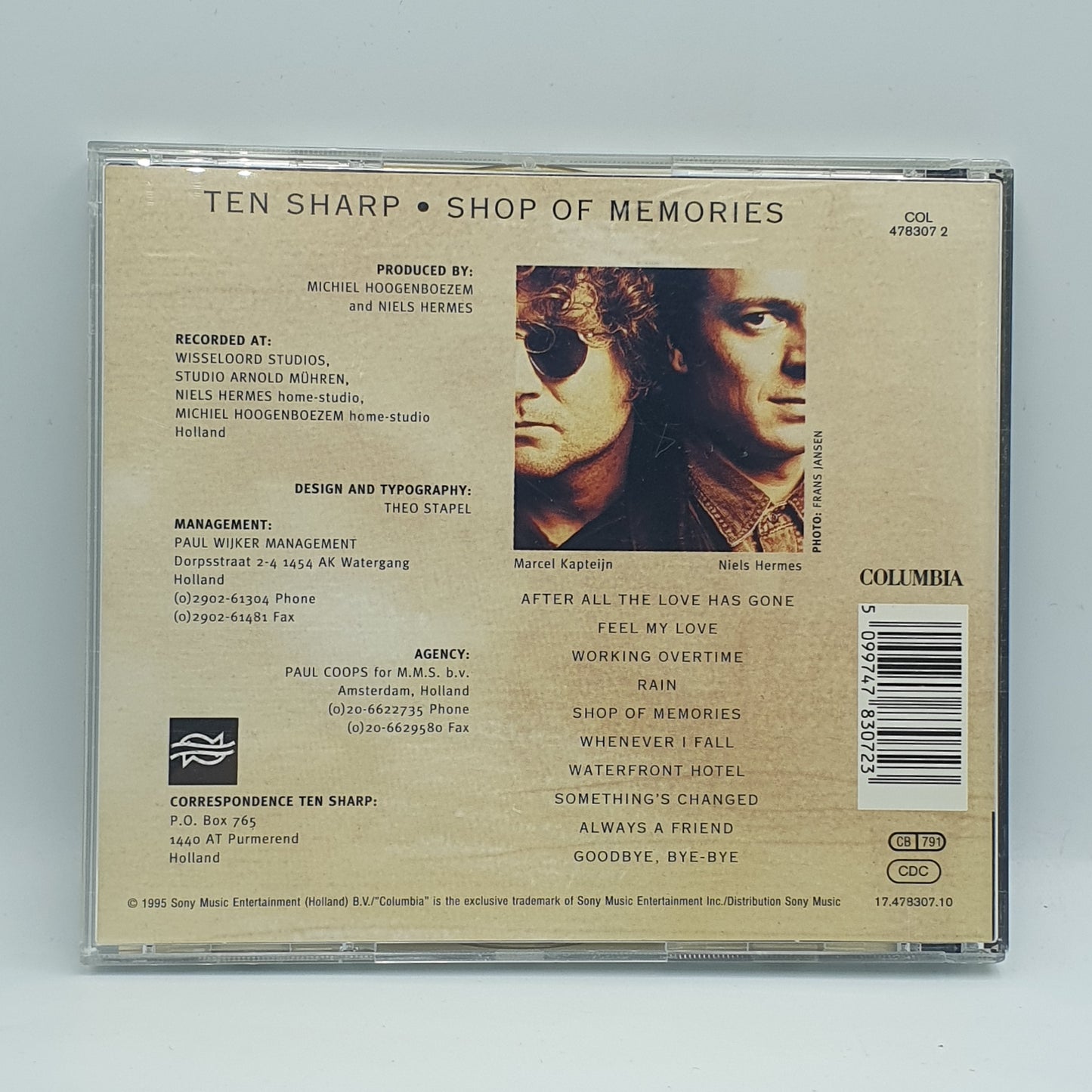 Ten Sharp ‎– Shop Of Memories