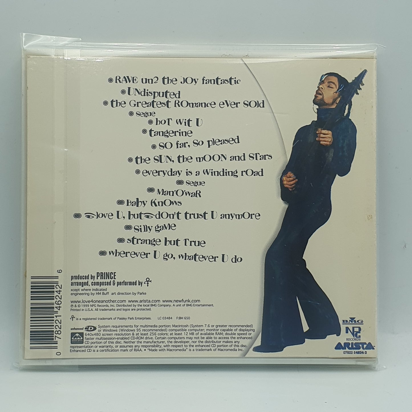 The Artist (Formerly Known As Prince) ‎– Rave Un2 The Joy Fantastic