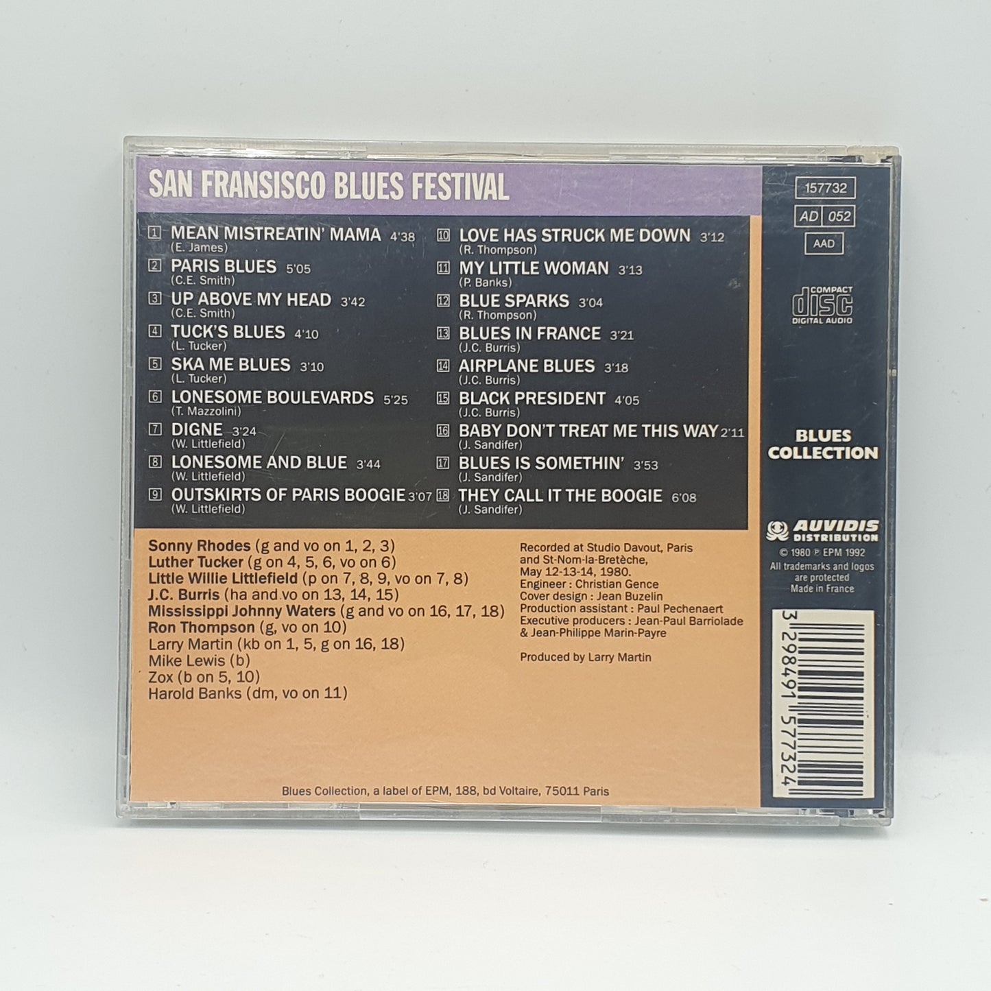 Various ‎– San Francisco Blues Festival 1980 "European Sessions"