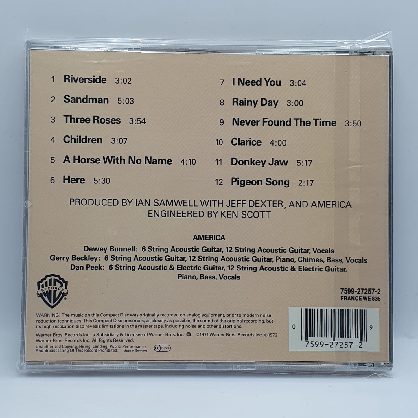 America ‎– America