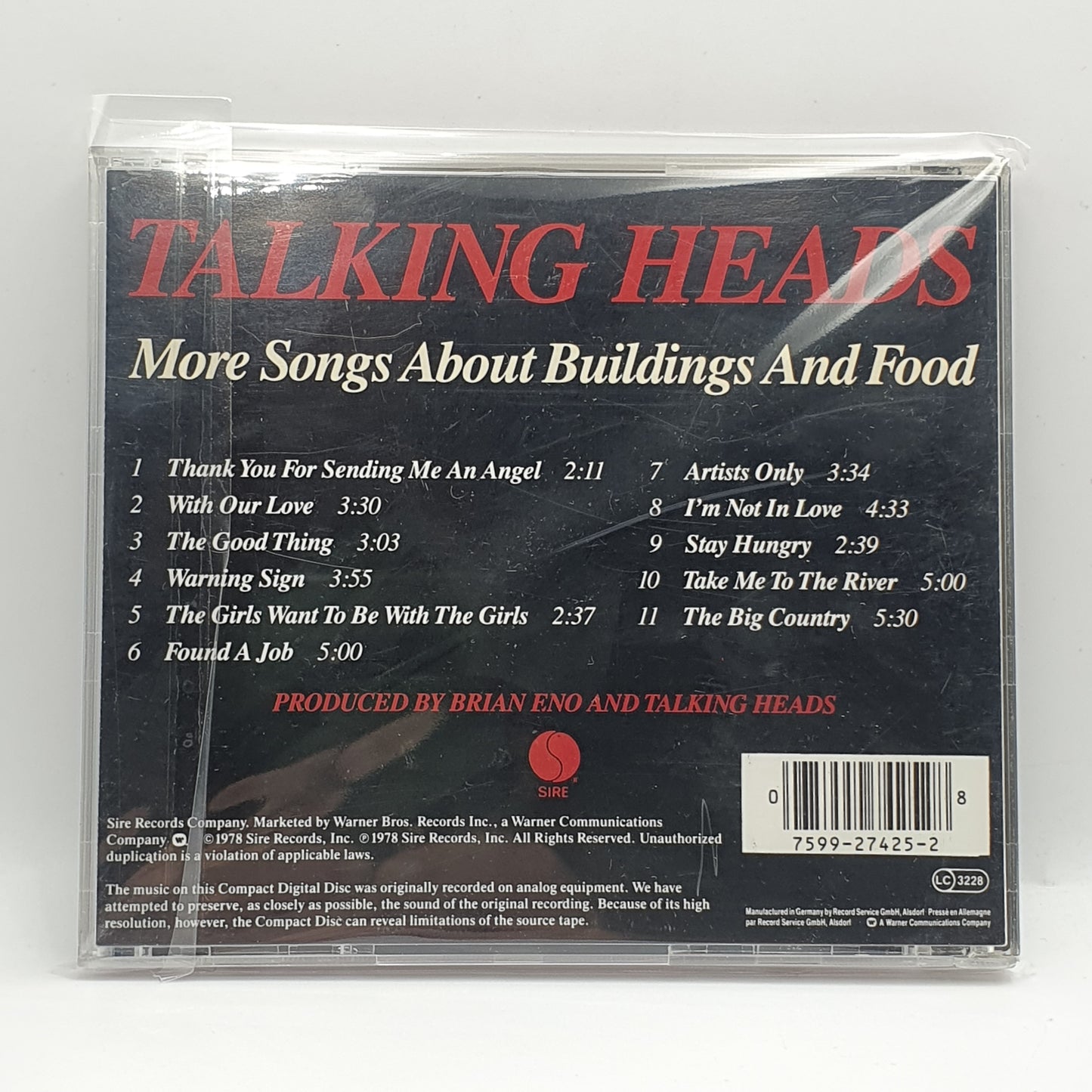 Talking Heads ‎– More Songs About Buildings And Food