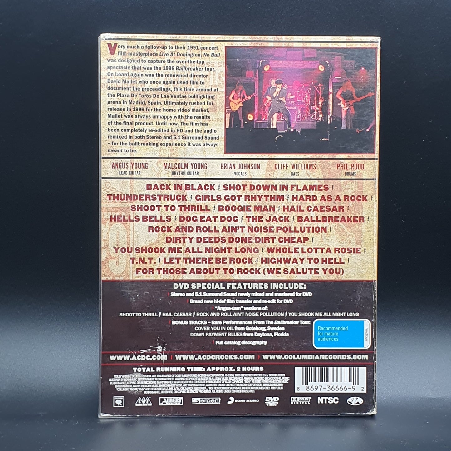 AC/DC ‎– No Bull (The Directors Cut)