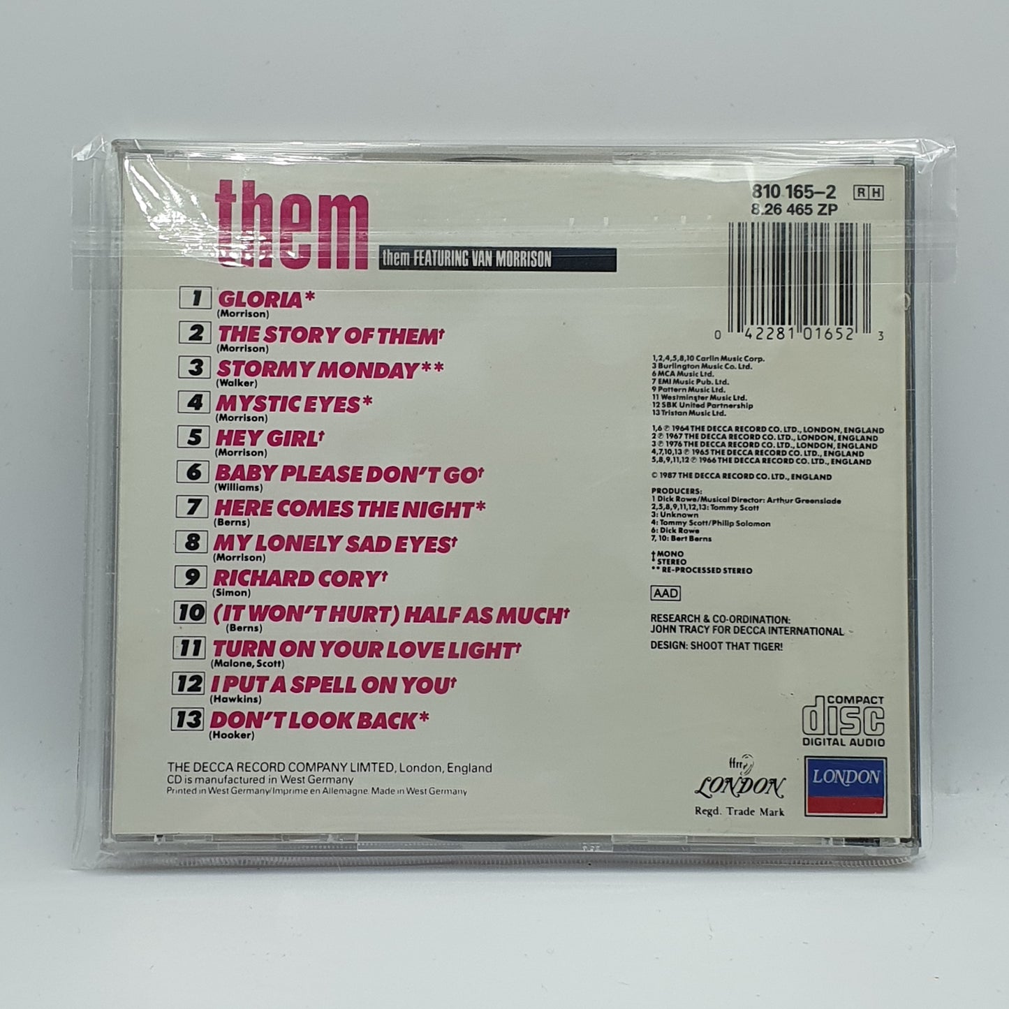 Them ‎– Them Featuring Van Morrison