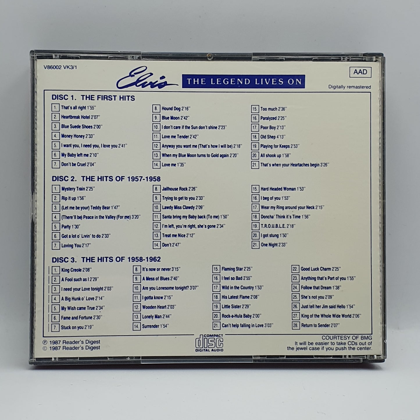 Elvis ‎– The Legend Lives On