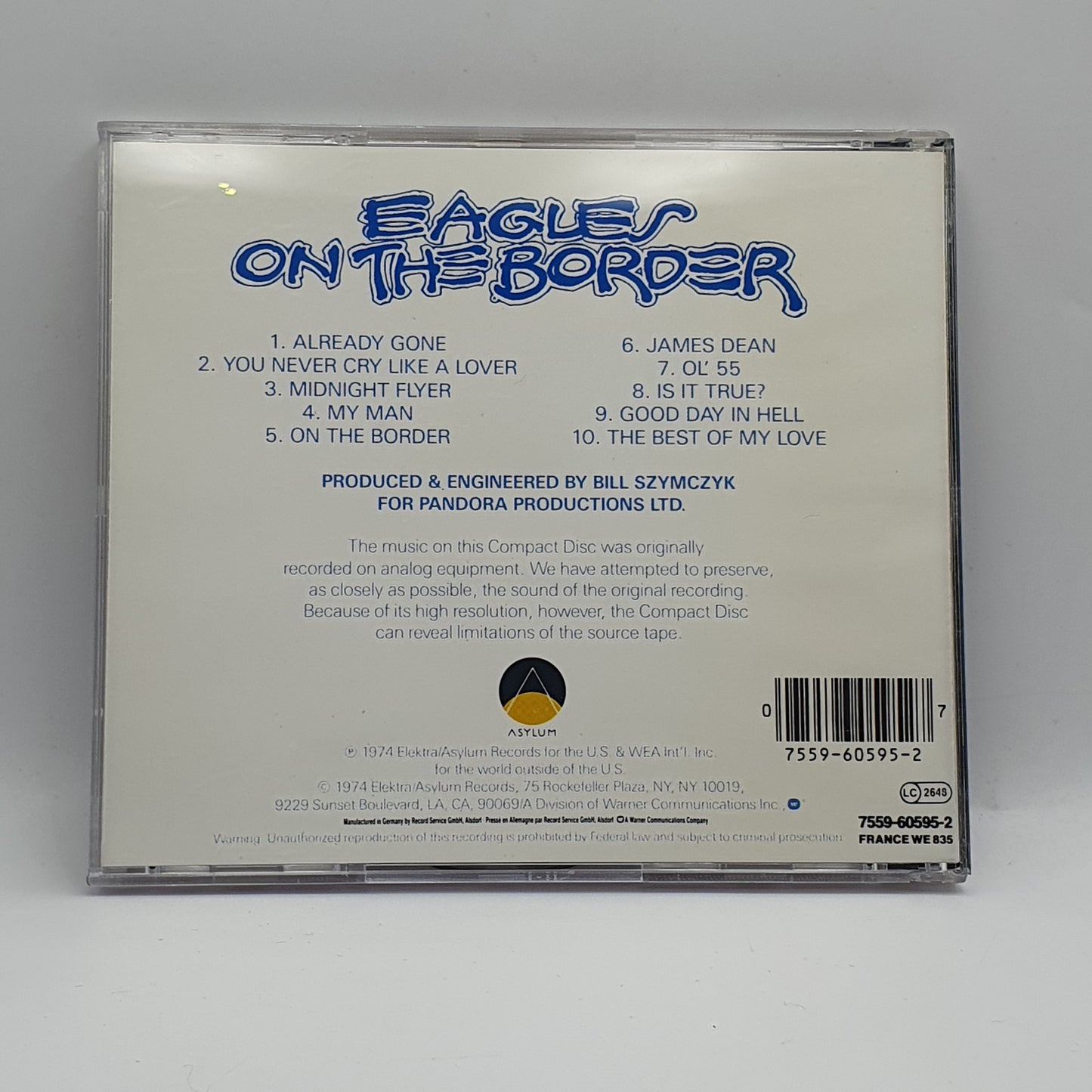 Eagles ‎– On The Border