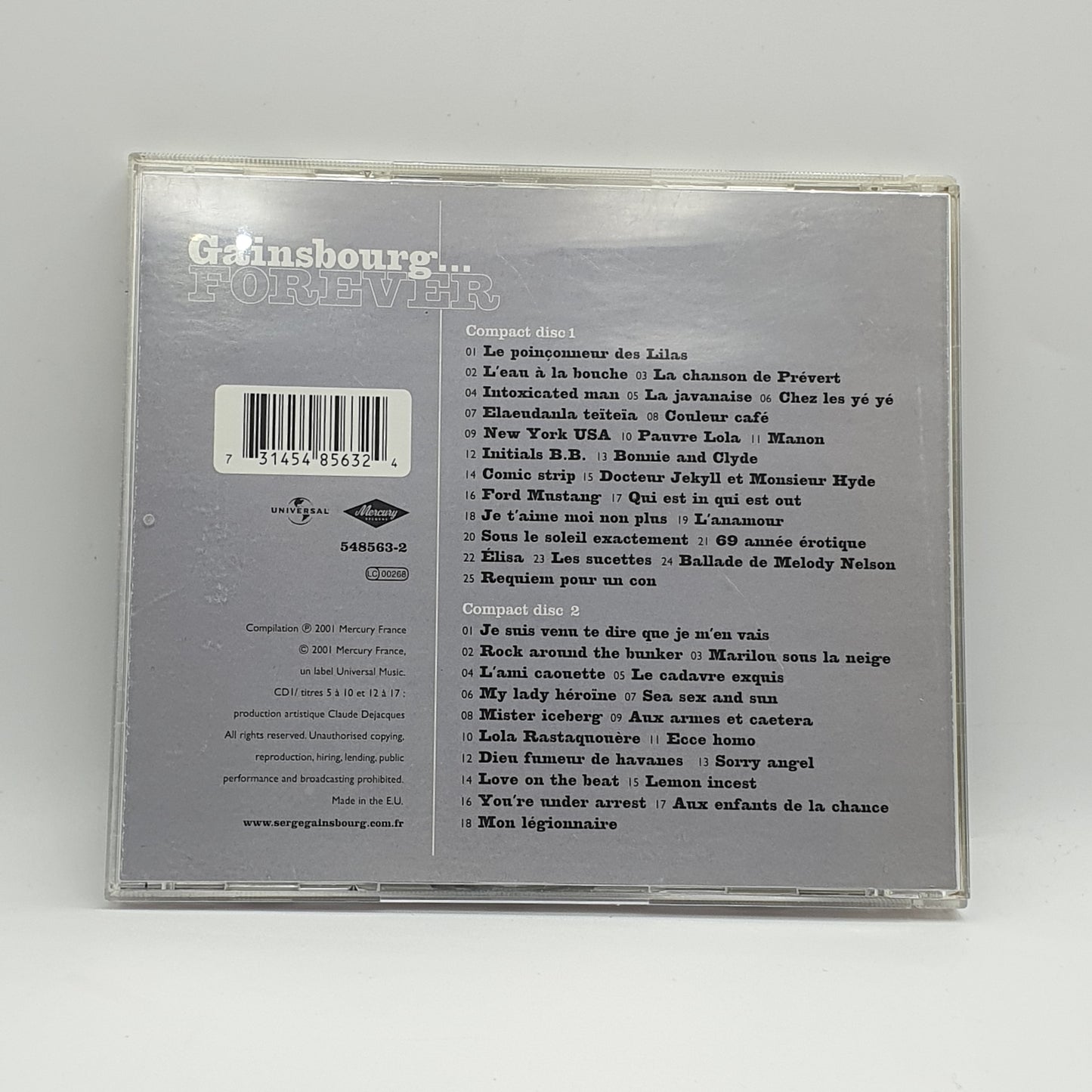 Serge Gainsbourg ‎– Gainsbourg... Forever