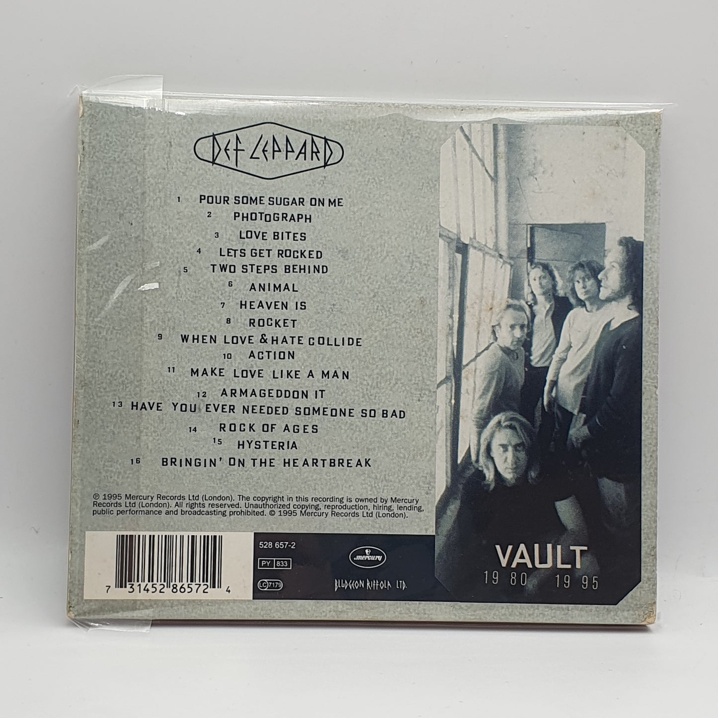 Def Leppard ‎– Vault: Def Leppard Greatest Hits 1980-1995