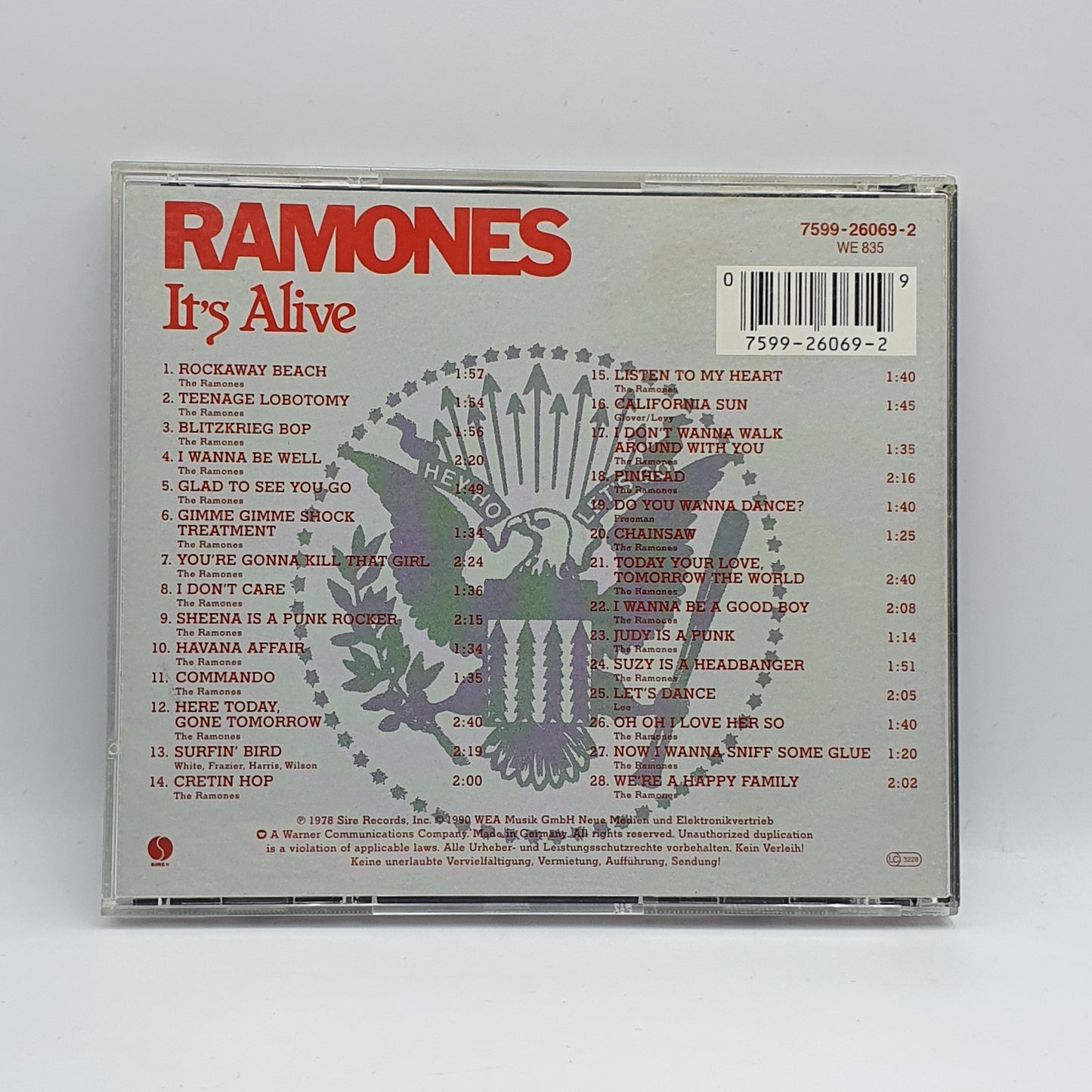 Ramones ‎– It's Alive