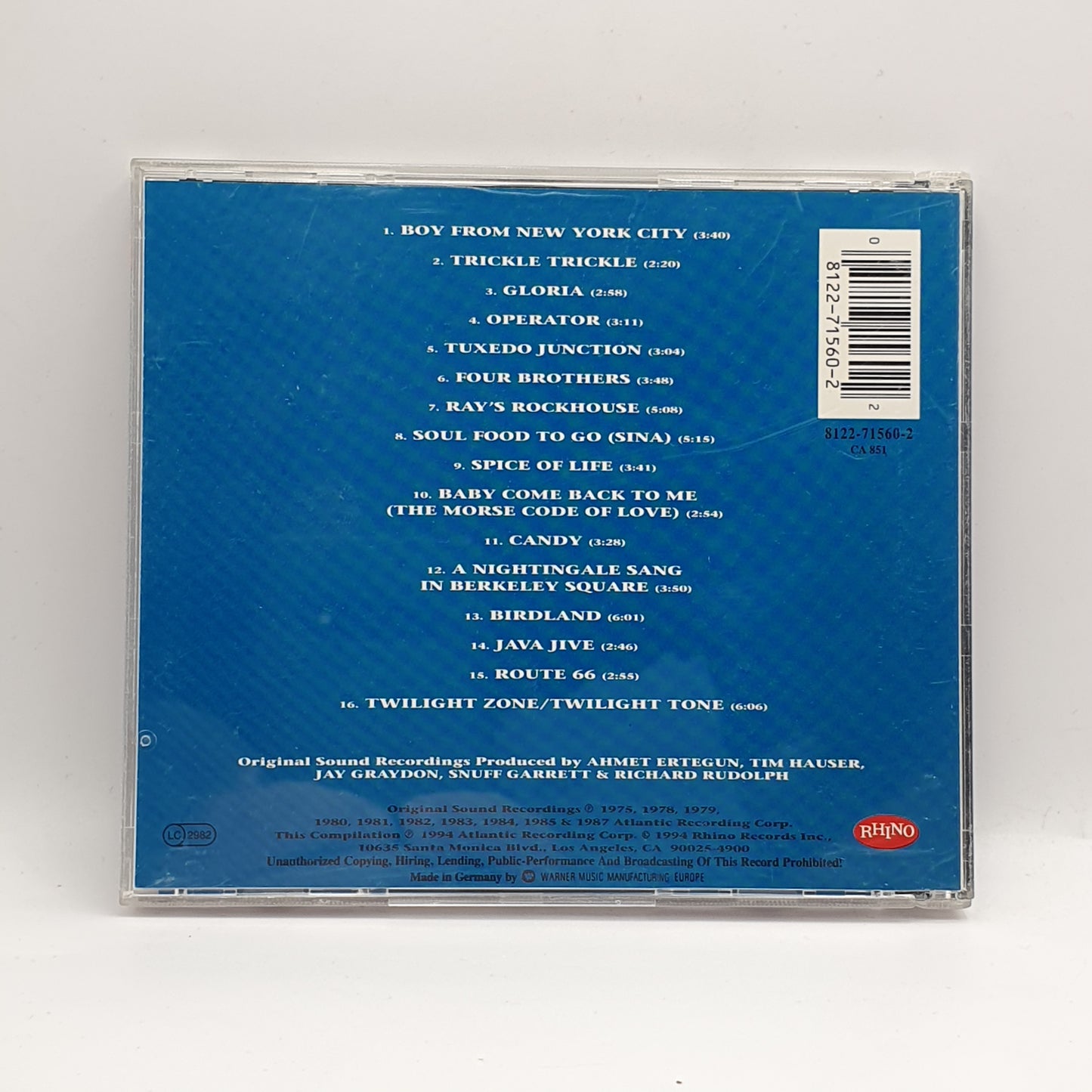 The Manhattan Transfer ‎– The Very Best Of The Manhattan Transfer