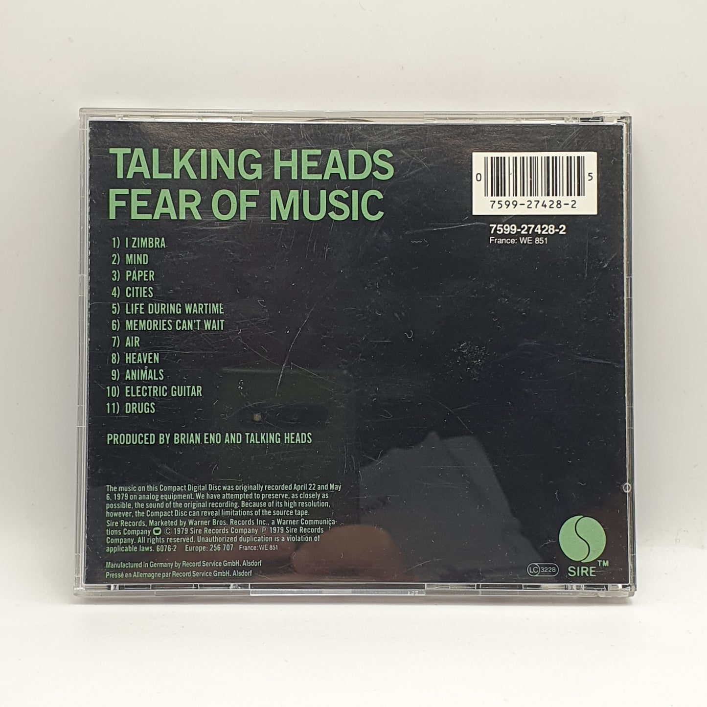 Talking Heads ‎– Fear Of Music