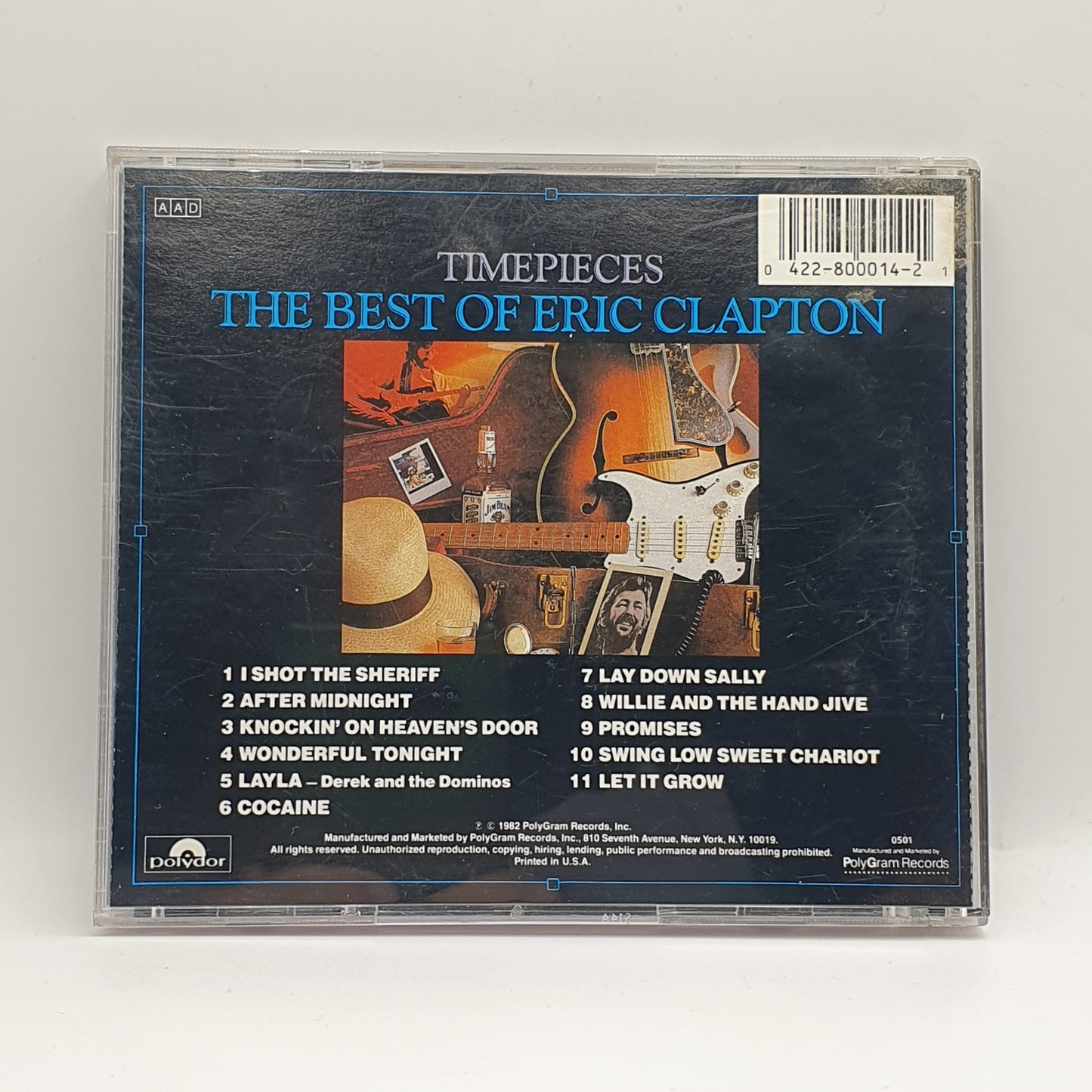 Eric Clapton ‎– Time Pieces - The Best Of Eric Clapton