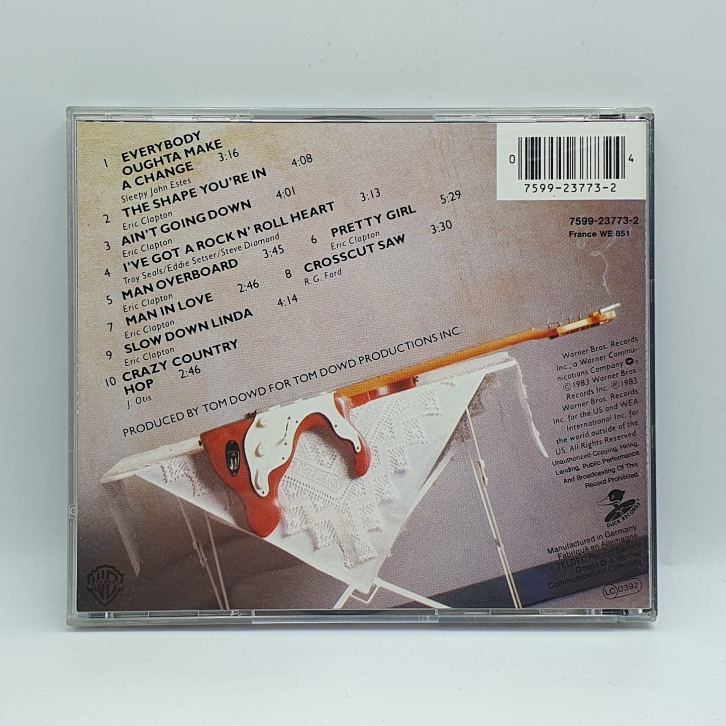 Eric Clapton ‎– Money And Cigarettes