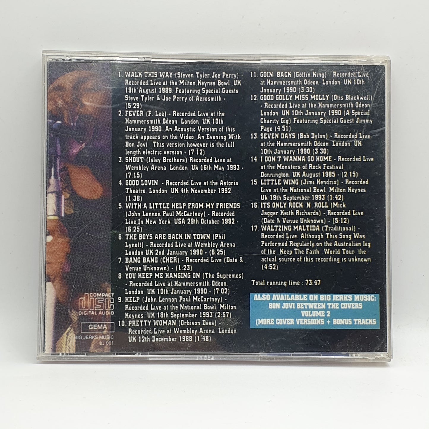 Bon Jovi ‎– Between The Covers Volume 1