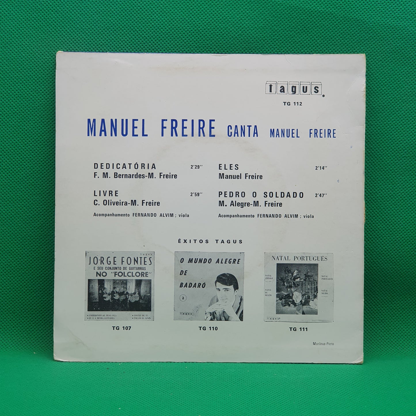 Manuel Freire ‎– Canta Manuel Freire