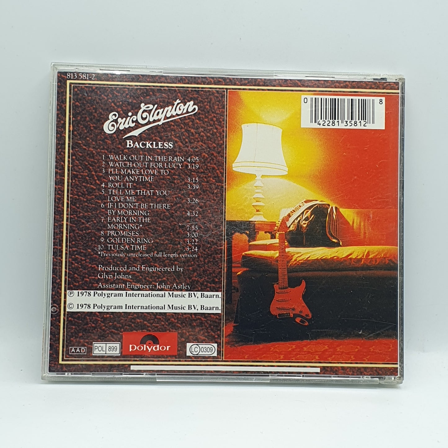 Eric Clapton ‎– Backless