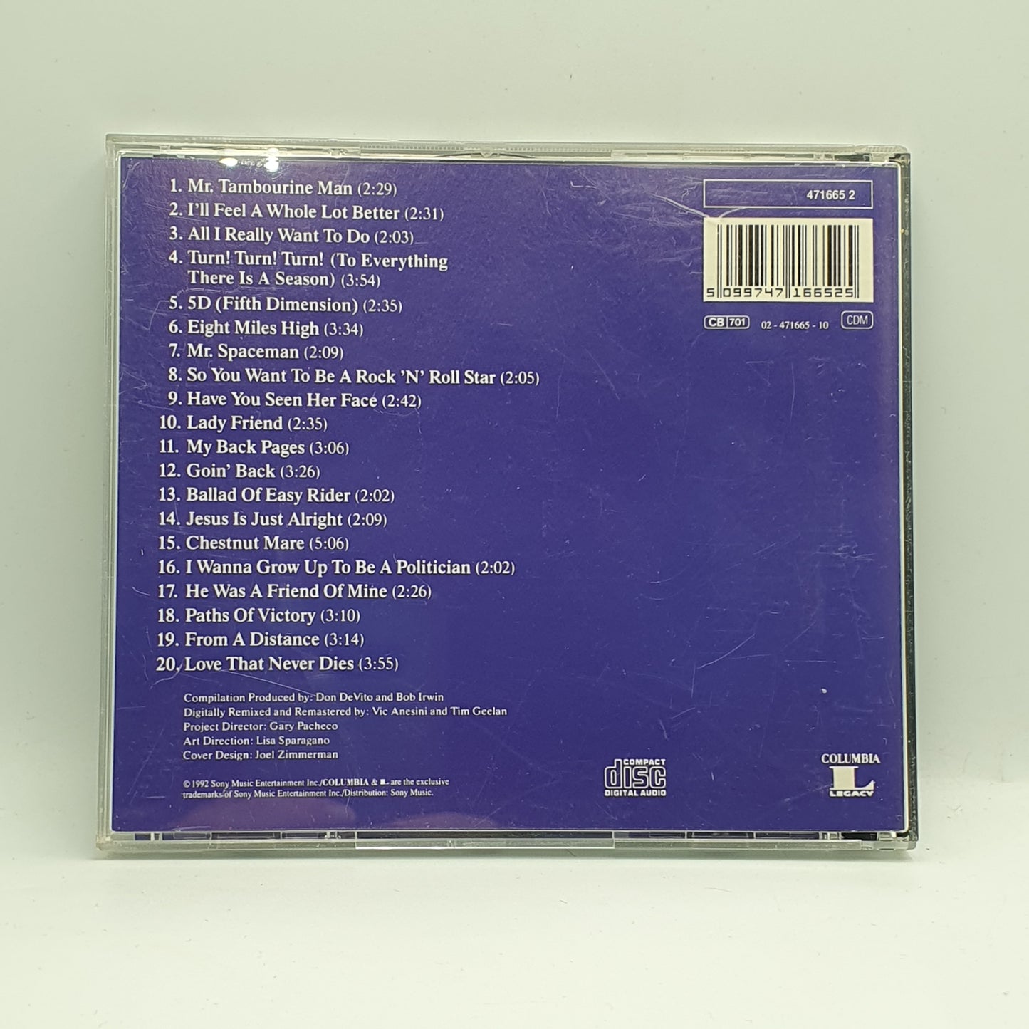 The Byrds ‎– 20 Essential Tracks From The Boxed Set: 1965-1990