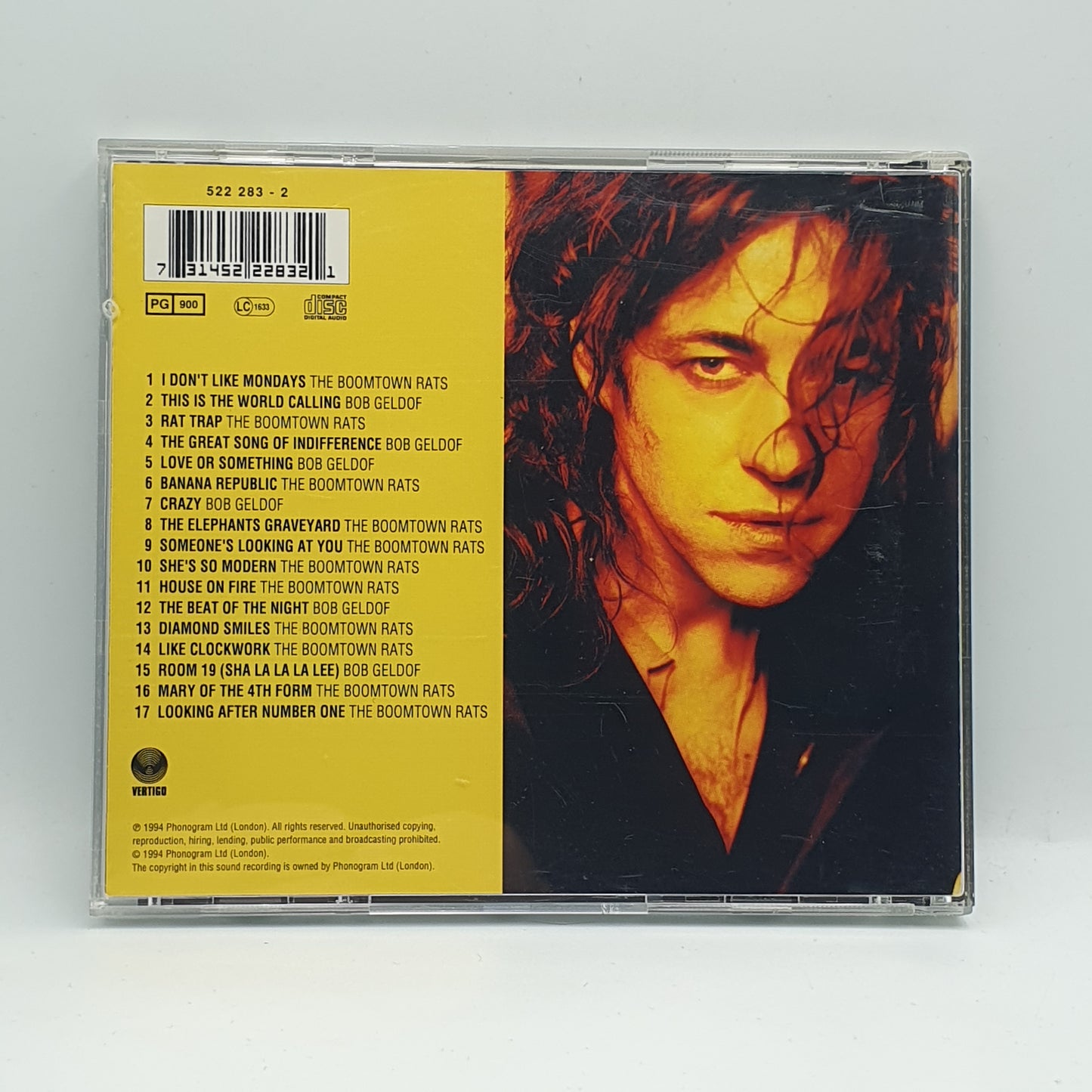 Bob Geldof and The Boomtown Rats ‎– Loudmouth The Best Of Bob Geldof