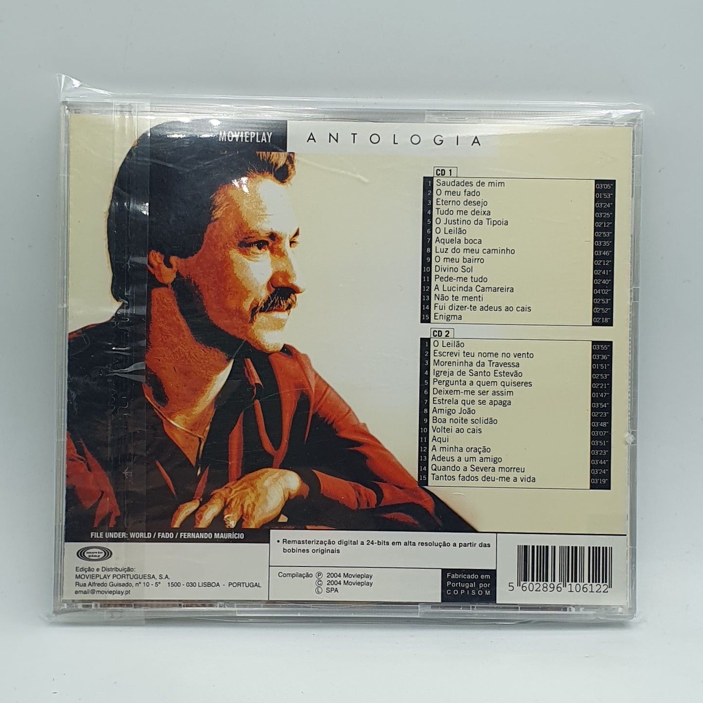 Fernando Maurício ‎– Saudade De Fernando Maurício Antologia 1961-1995