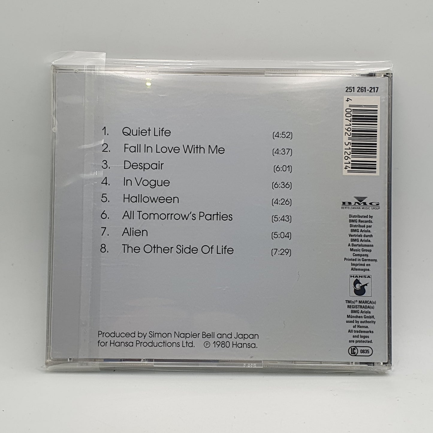 Japan ‎– Quiet Life