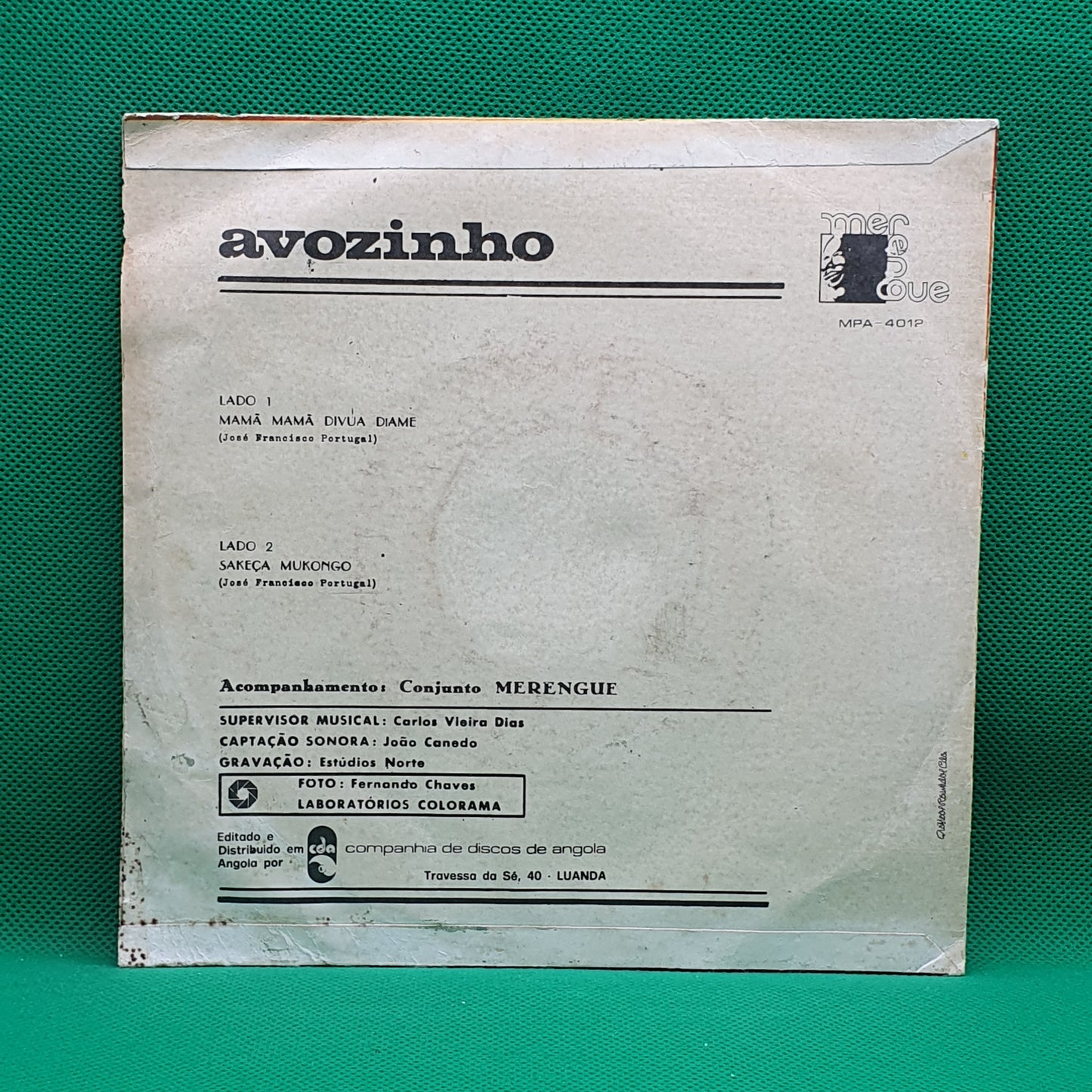 Avozinho ‎– Mamã Mamã Divua Diame / Sakeça Mukongo